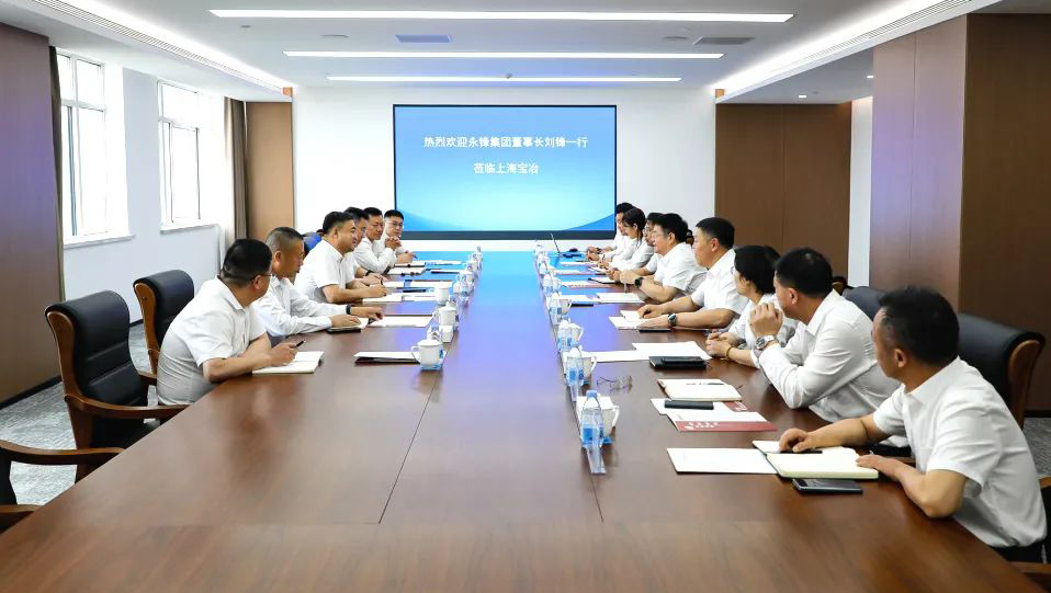 永锋集团董事长刘锋一行到访上海OB欧宝